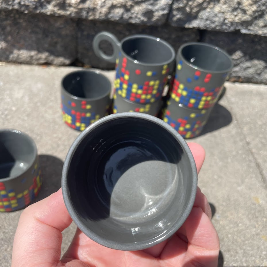 Retro Ceramic Espresso Cup