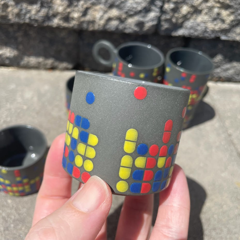 Retro Ceramic Espresso Cup