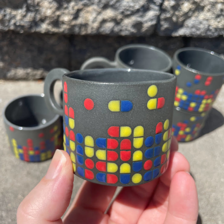 Retro Ceramic Espresso Cup
